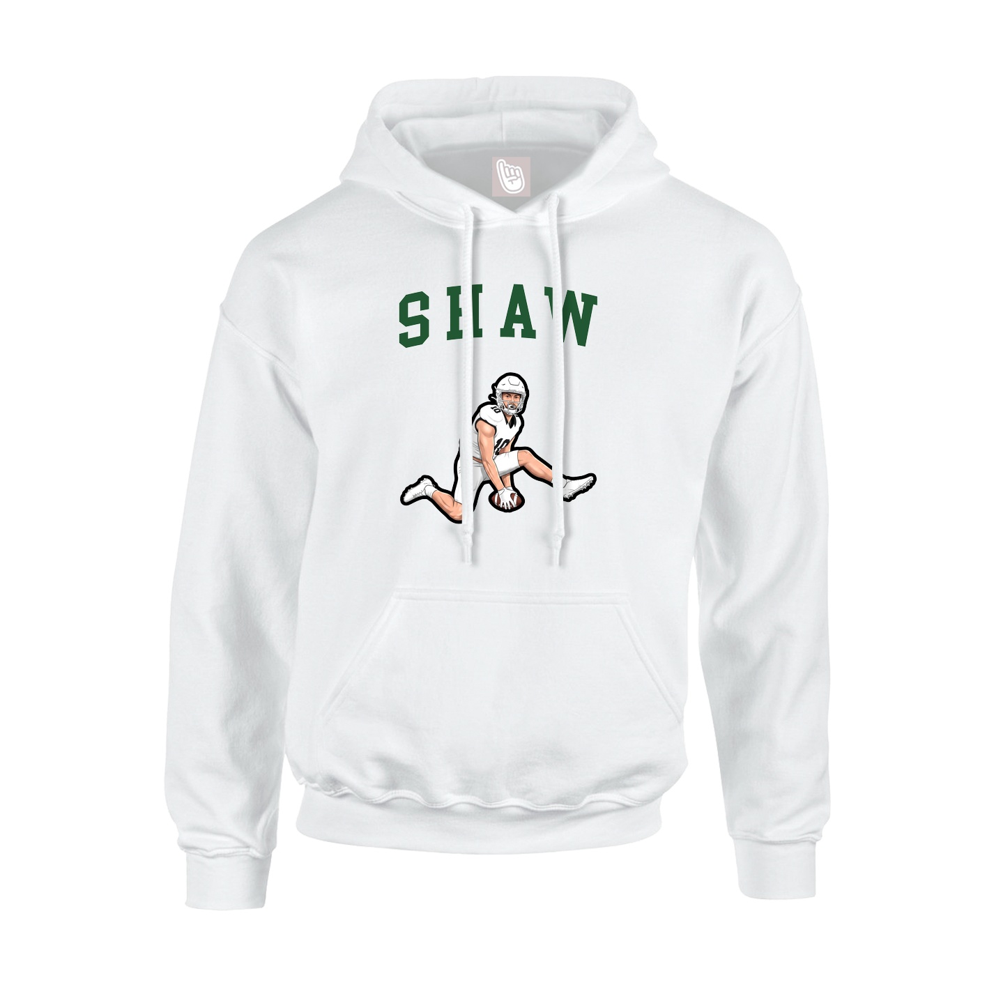 Hoodie — Shirsey in White