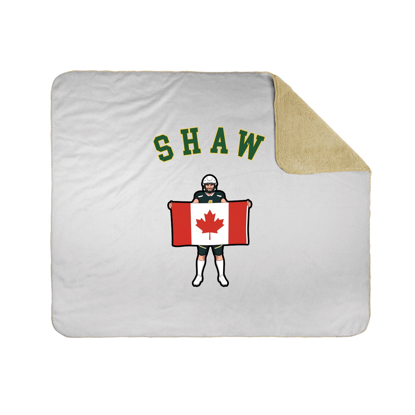 Throw Blanket — Shirsey Arch in White