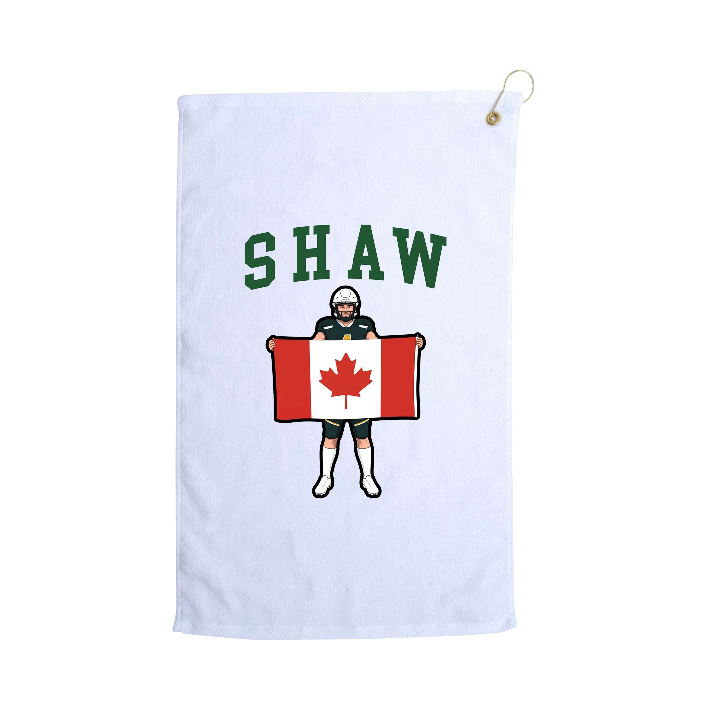 Golf Towel — Shirsey in White