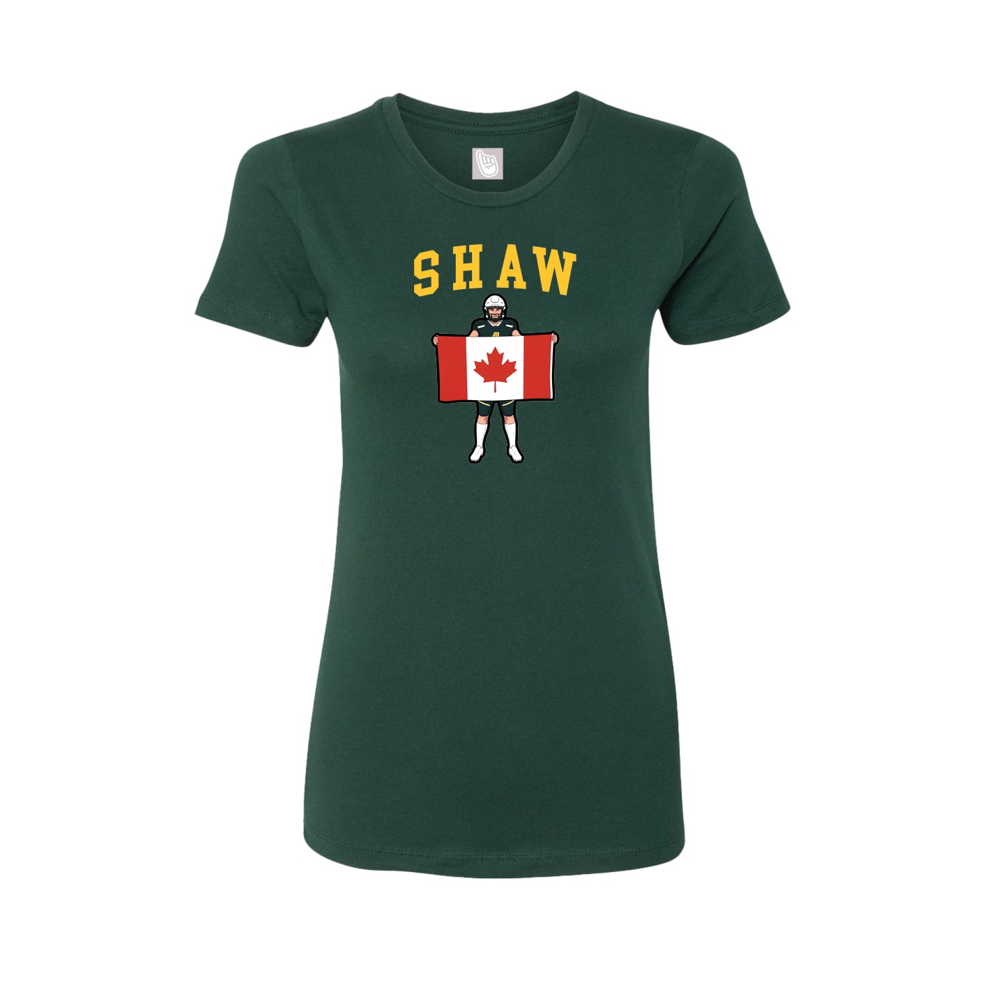 Fitted Women's Tee — Shirsey in Green