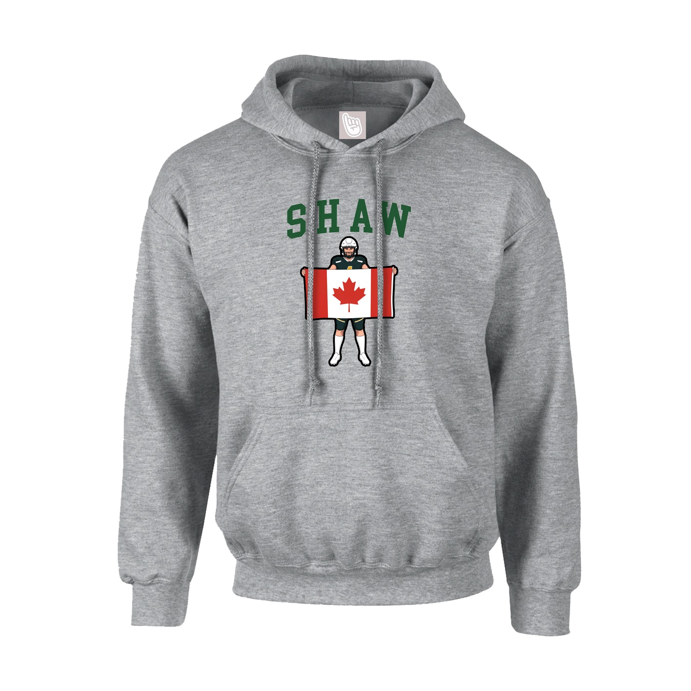 Hoodie — Shirsey in Grey