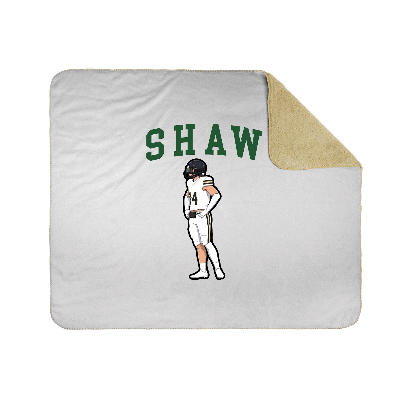 Throw Blanket — Shirsey in White
