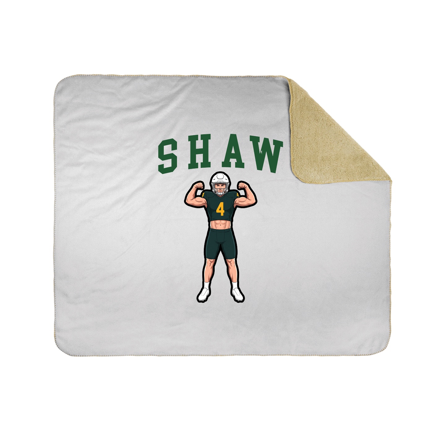 Throw Blanket — Shirsey in White