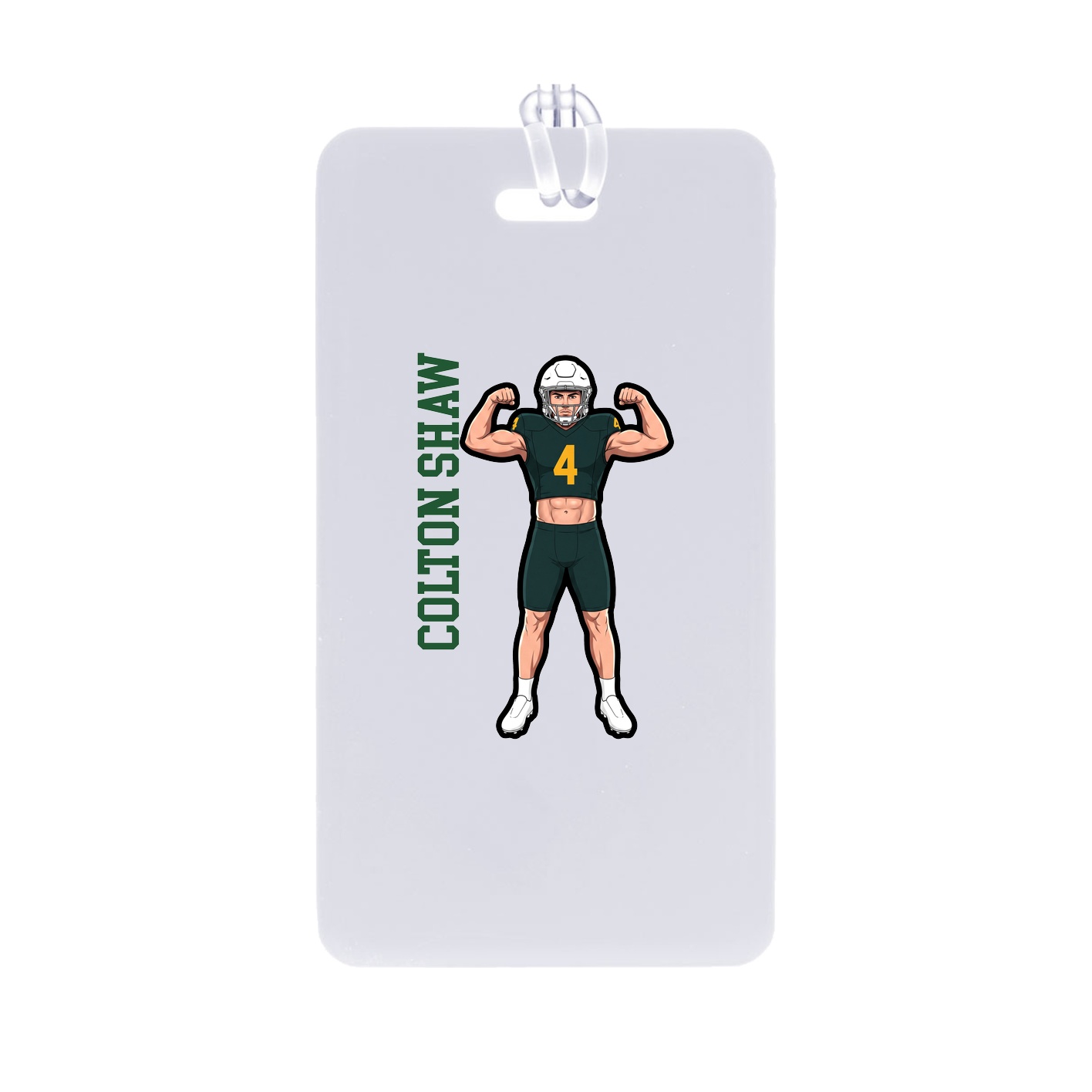 Bag Tag — Name Vertical in Classic
