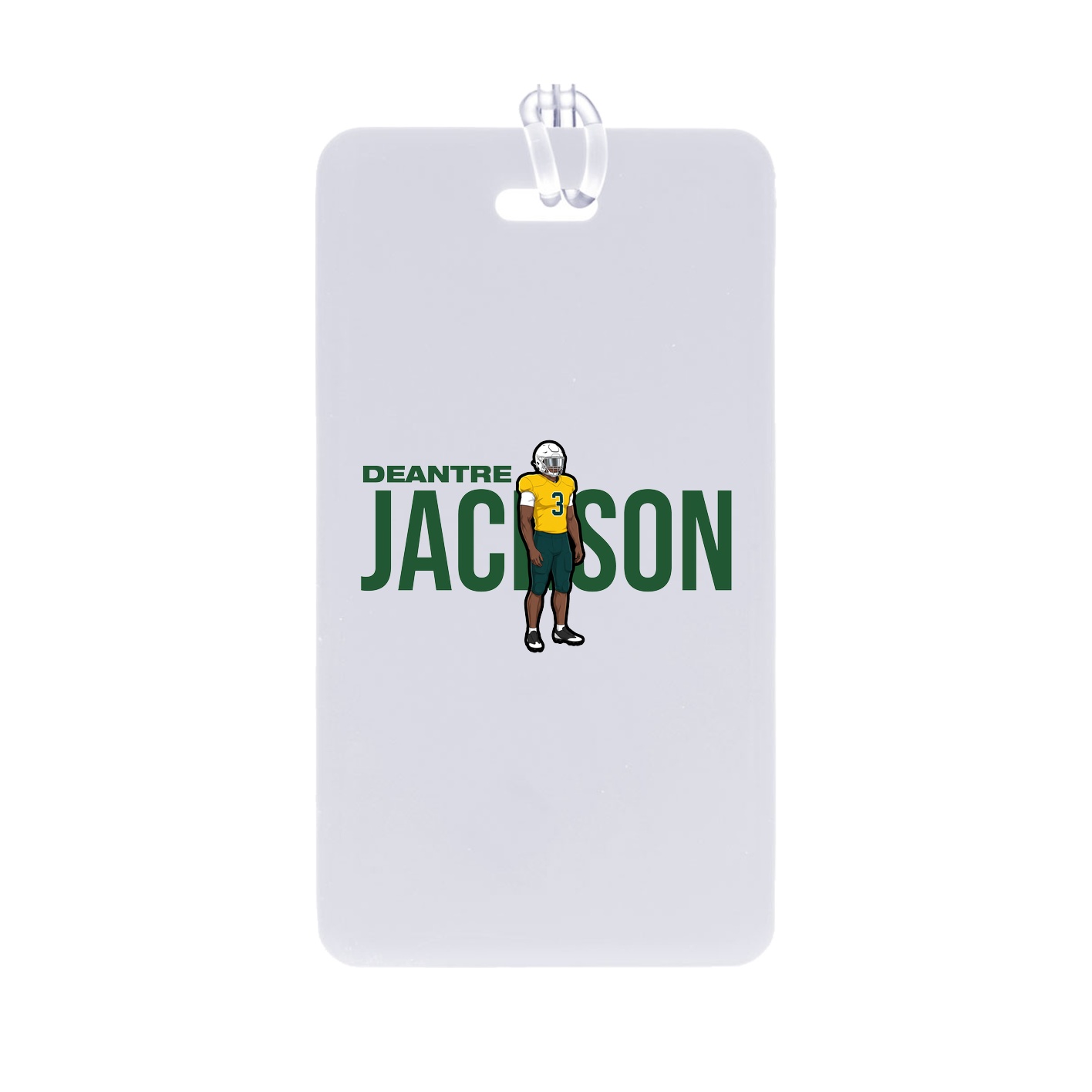 Bag Tag — Player Name in Classic