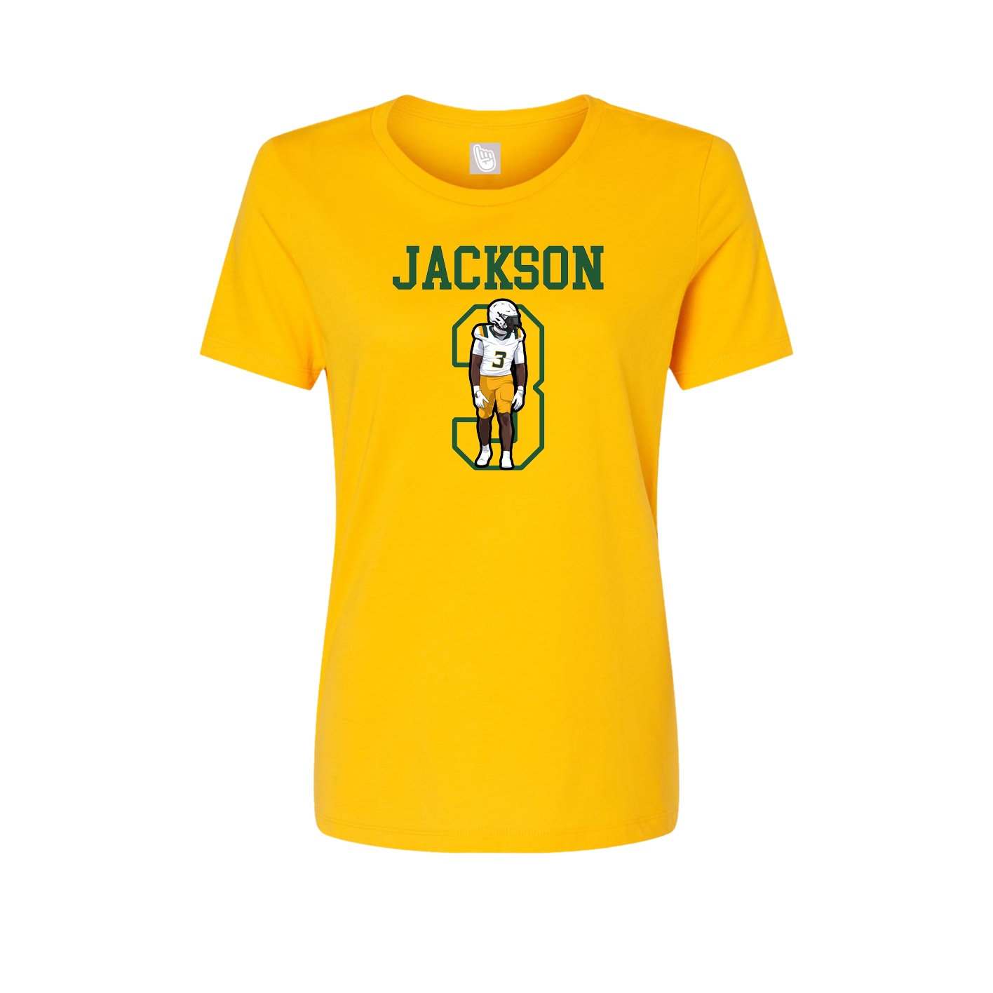 Fitted Women's Tee — Shirsey in Gold