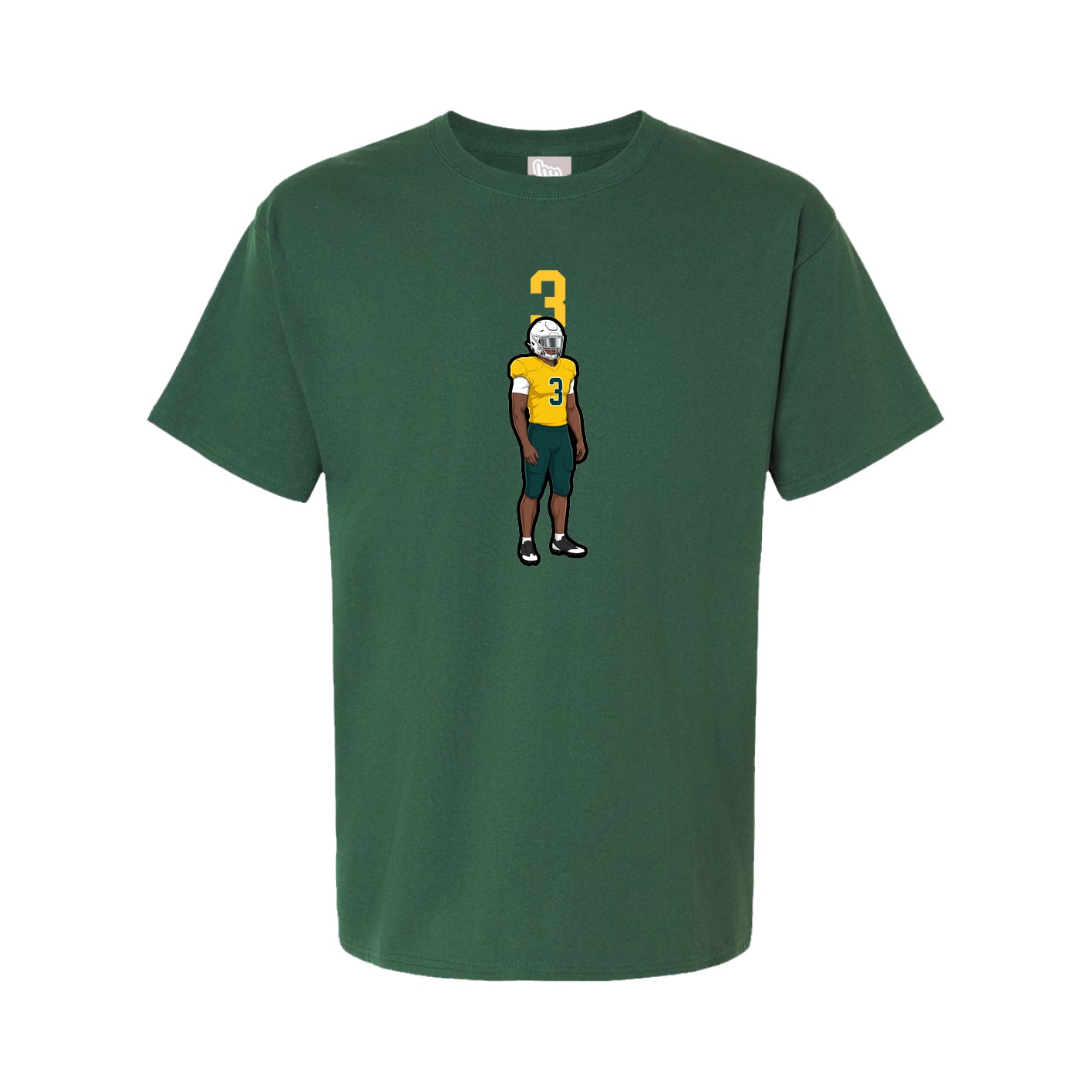 Tee — Number Top in Green