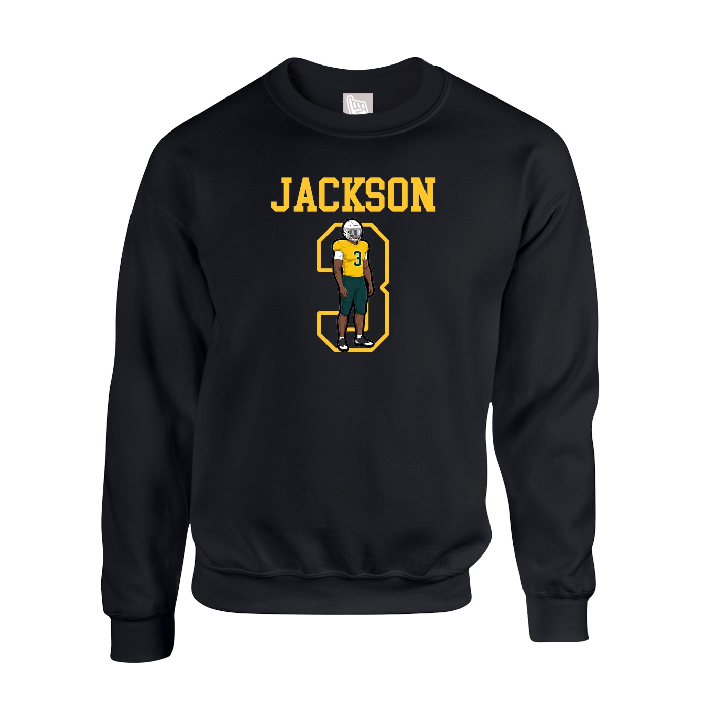 Fleece Crew — Shirsey in Black