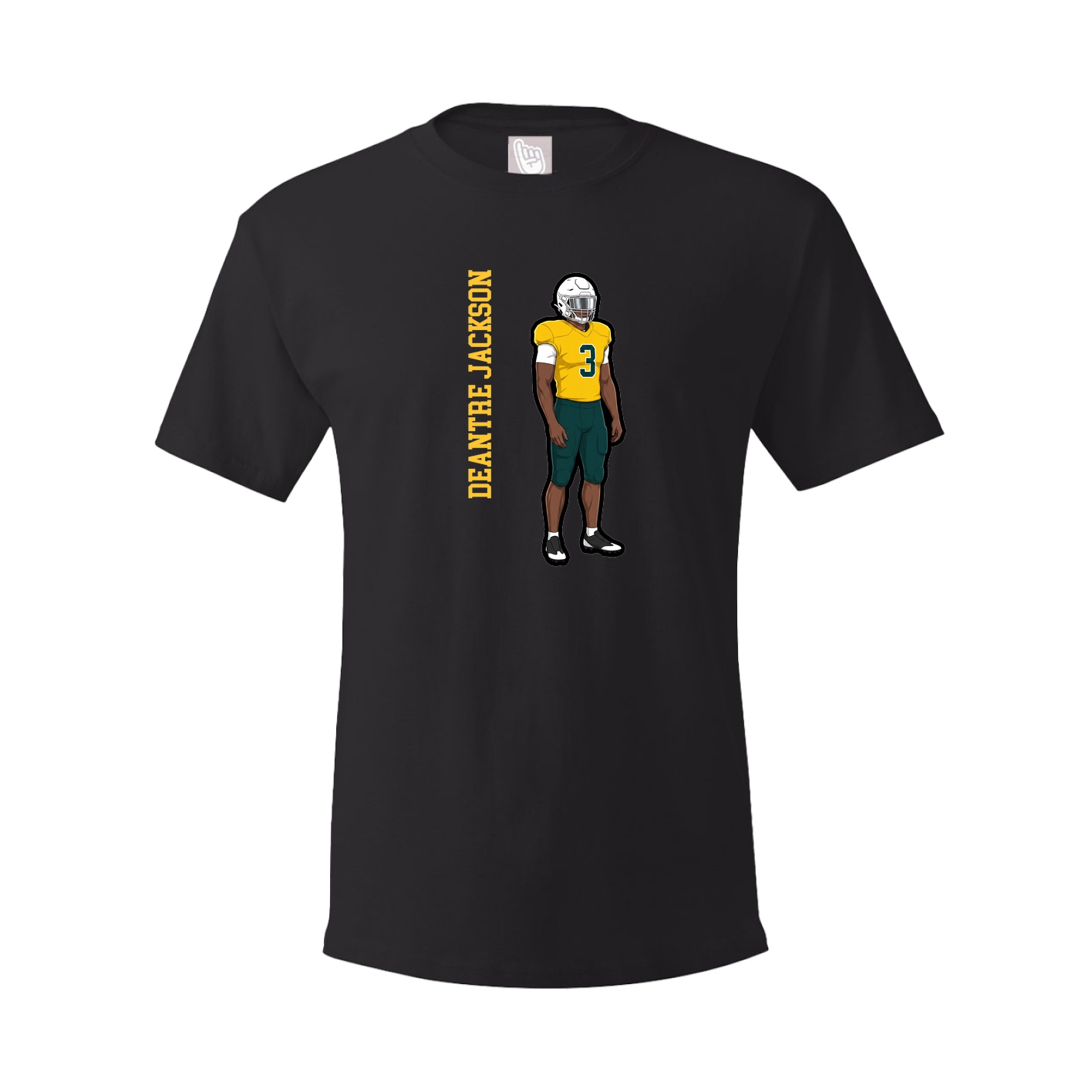 Tee — Name Vertical in Black