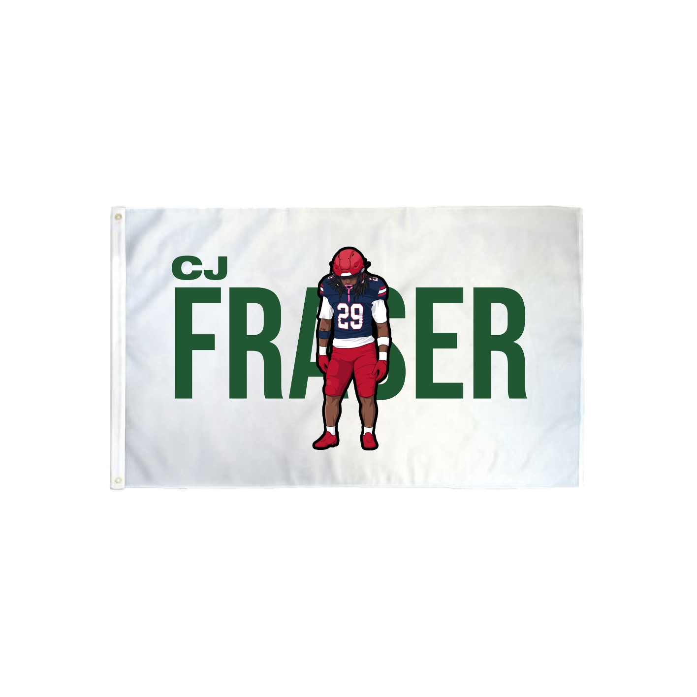3x5 Flag — Player Name in Classic