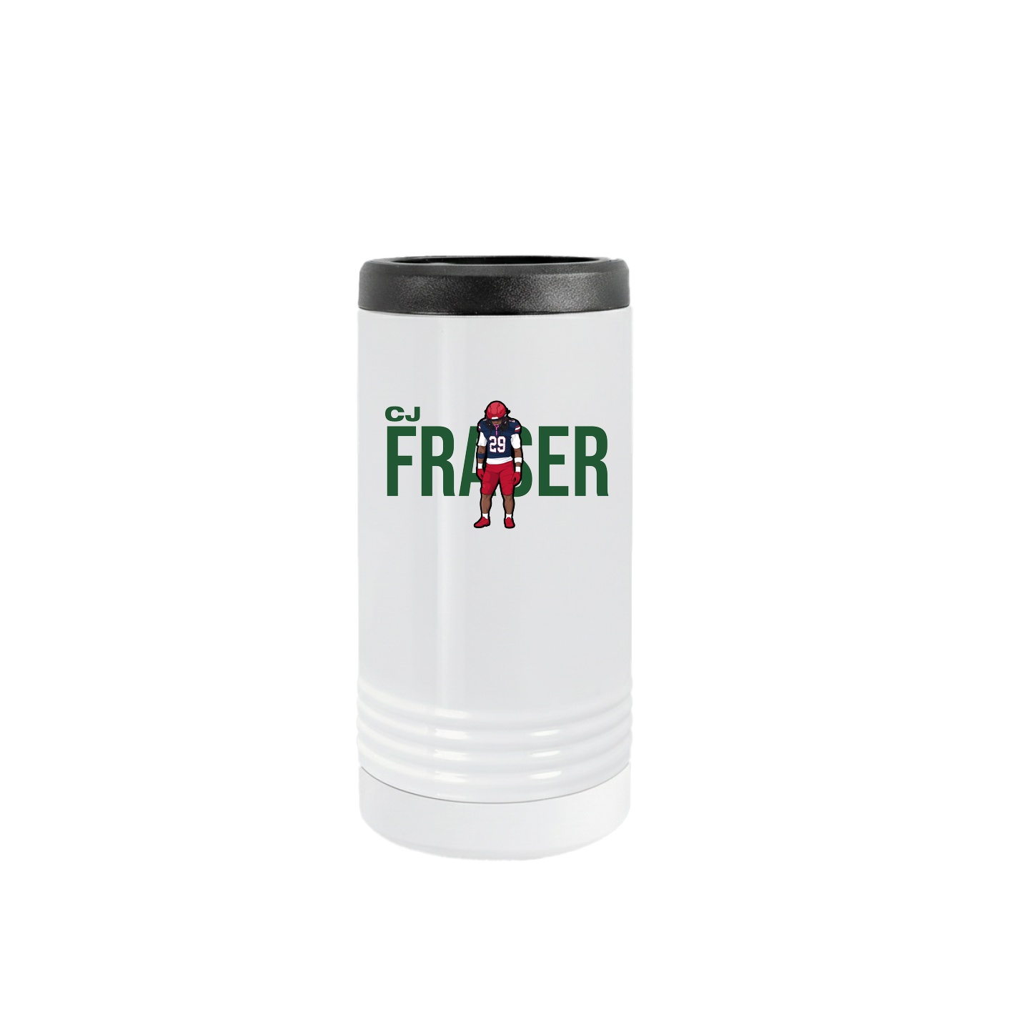 Slim Beverage Holder — Player Name in White