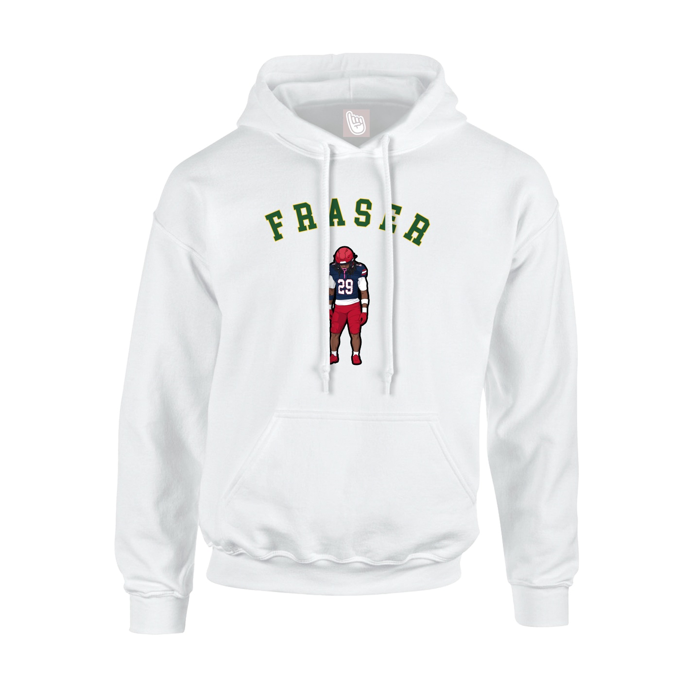 Hoodie — Shirsey Arch in White