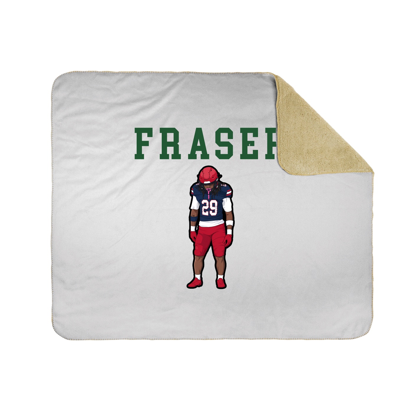 Throw Blanket — Shirsey in White