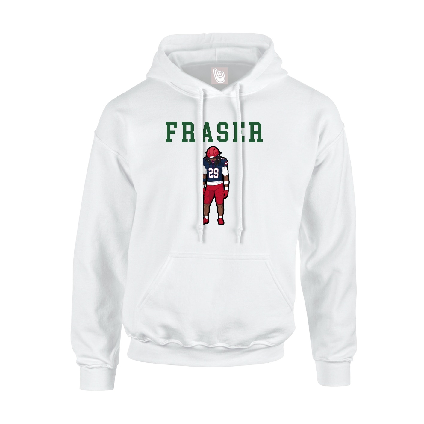 Youth Hoodie — Shirsey in White