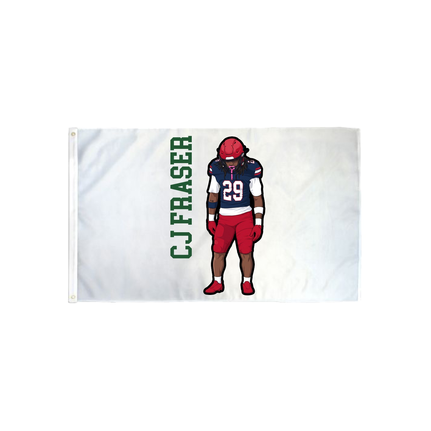 3x5 Flag — Name Vertical in Classic