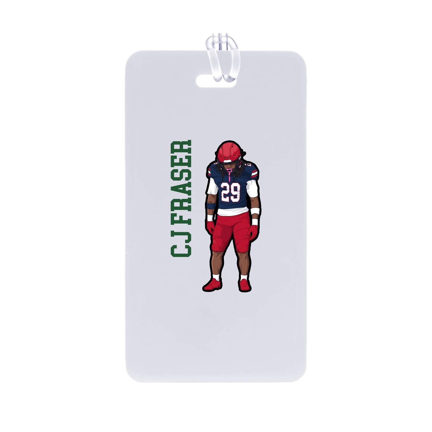 Bag Tag — Name Vertical in Classic