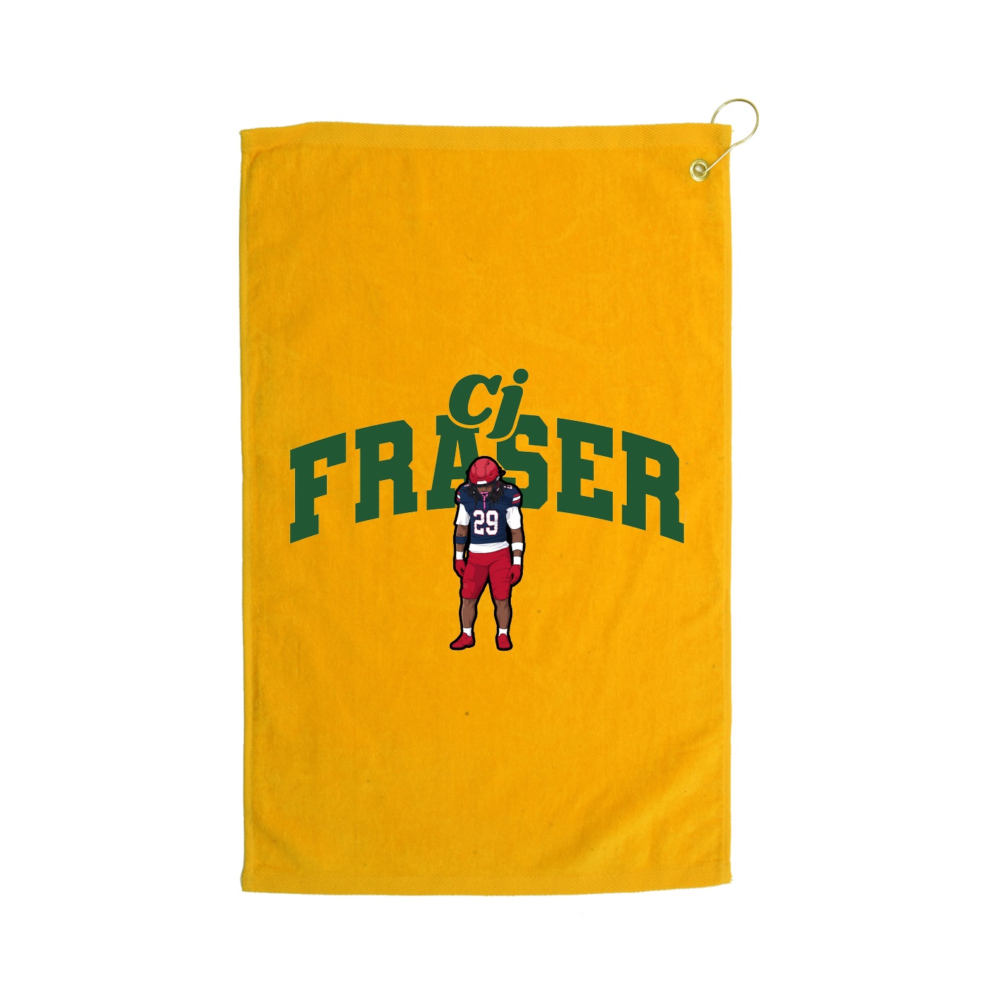 Golf Towel — Signature Arch in Gold