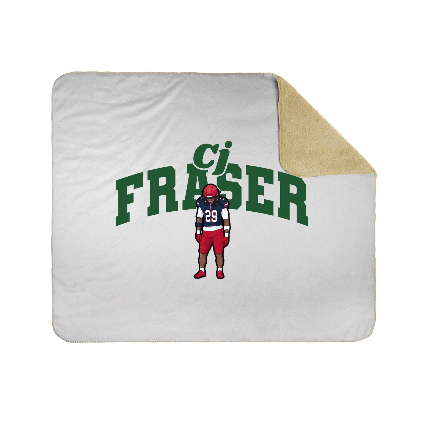 Throw Blanket — Signature Arch in White