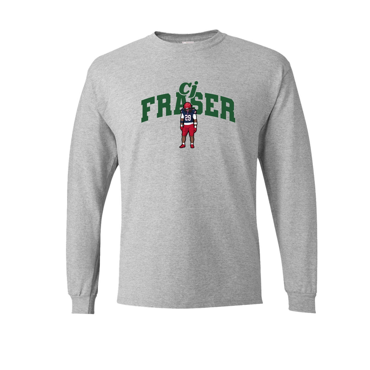 Long Sleeve Tee — Signature Arch in Grey