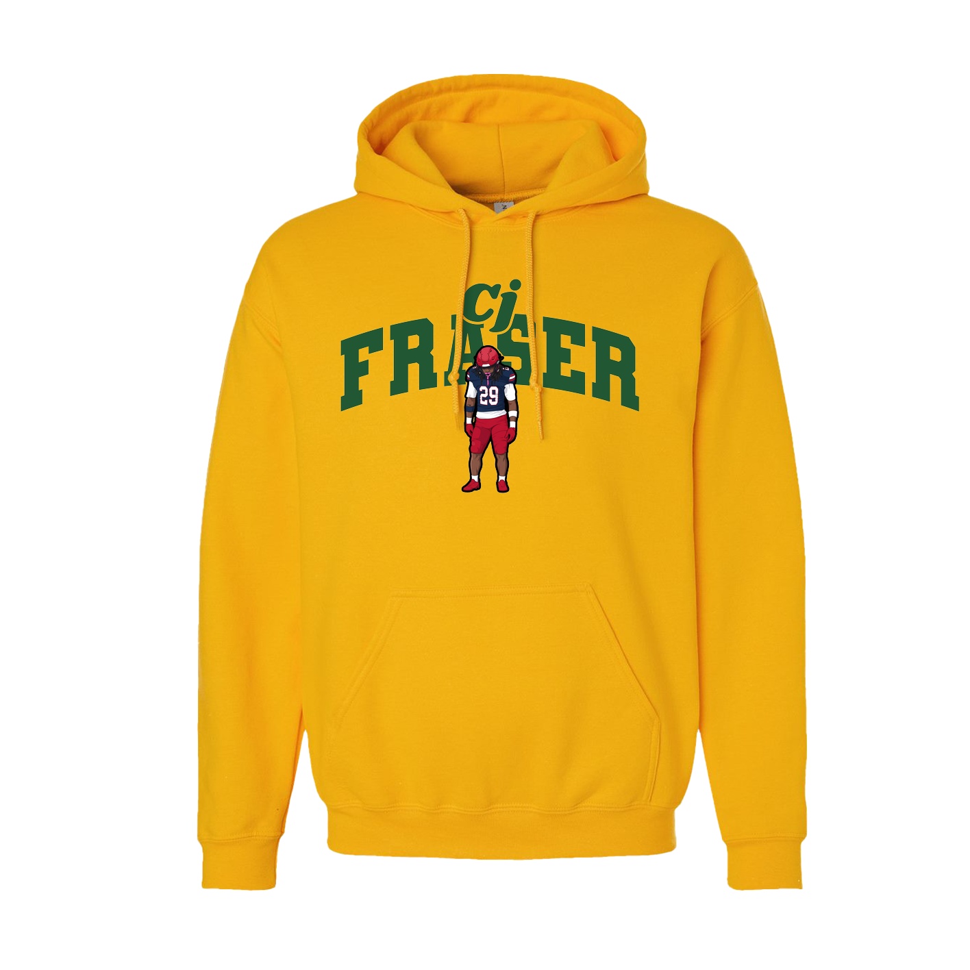 Hoodie — Signature Arch in Gold