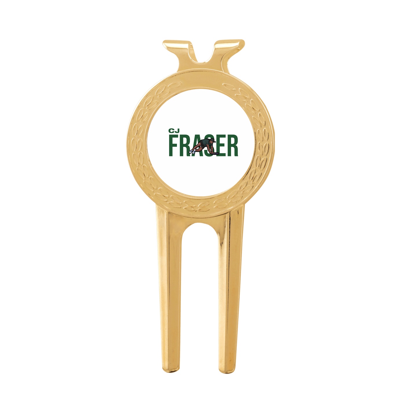 Divot Tool with Ball Marker — Player Name in Classic