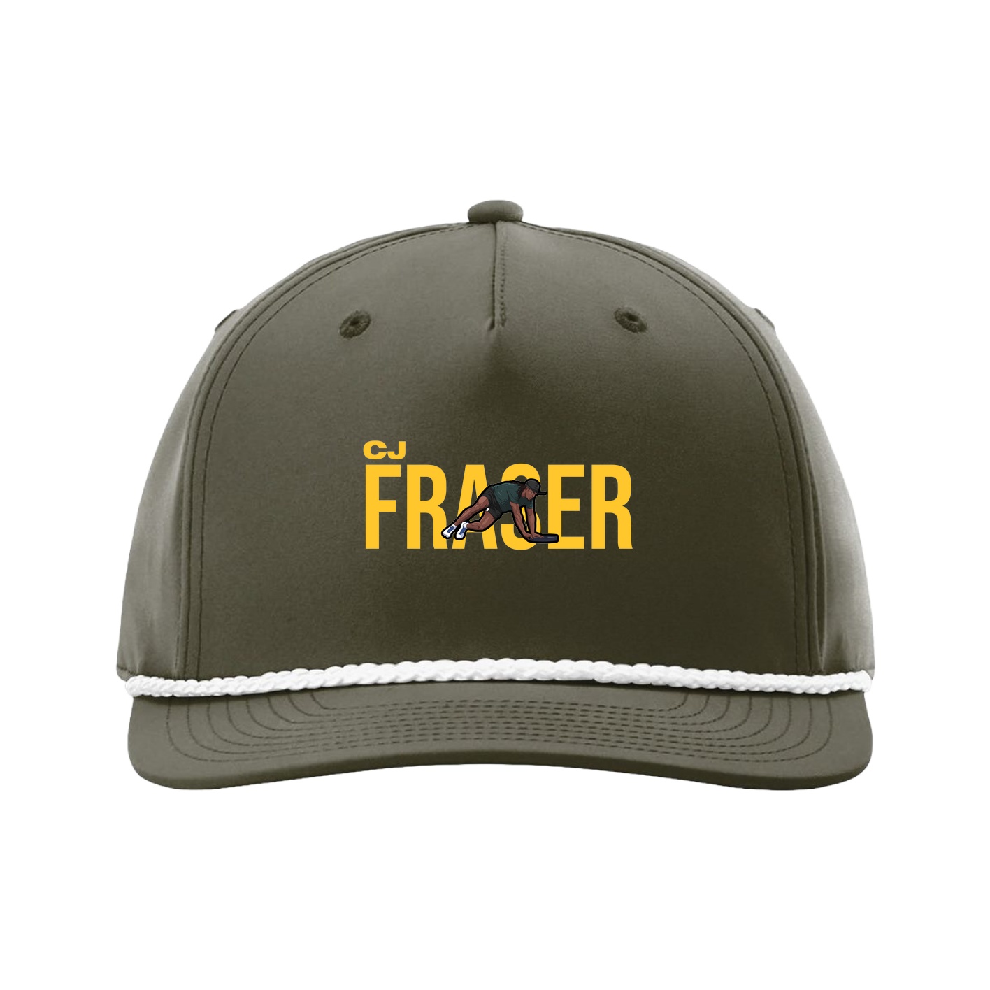 Five-Panel Classic Rope Cap — Player Name in Green