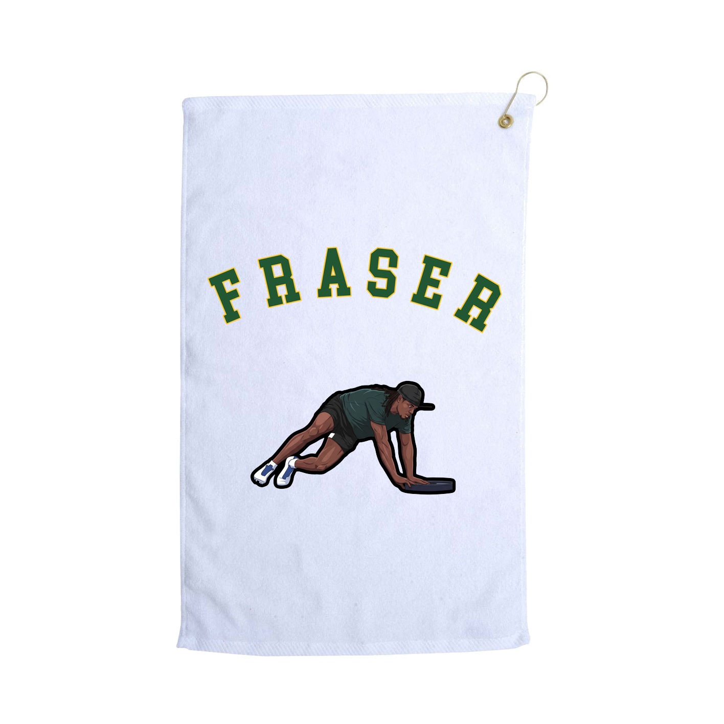 Golf Towel — Shirsey Arch in White