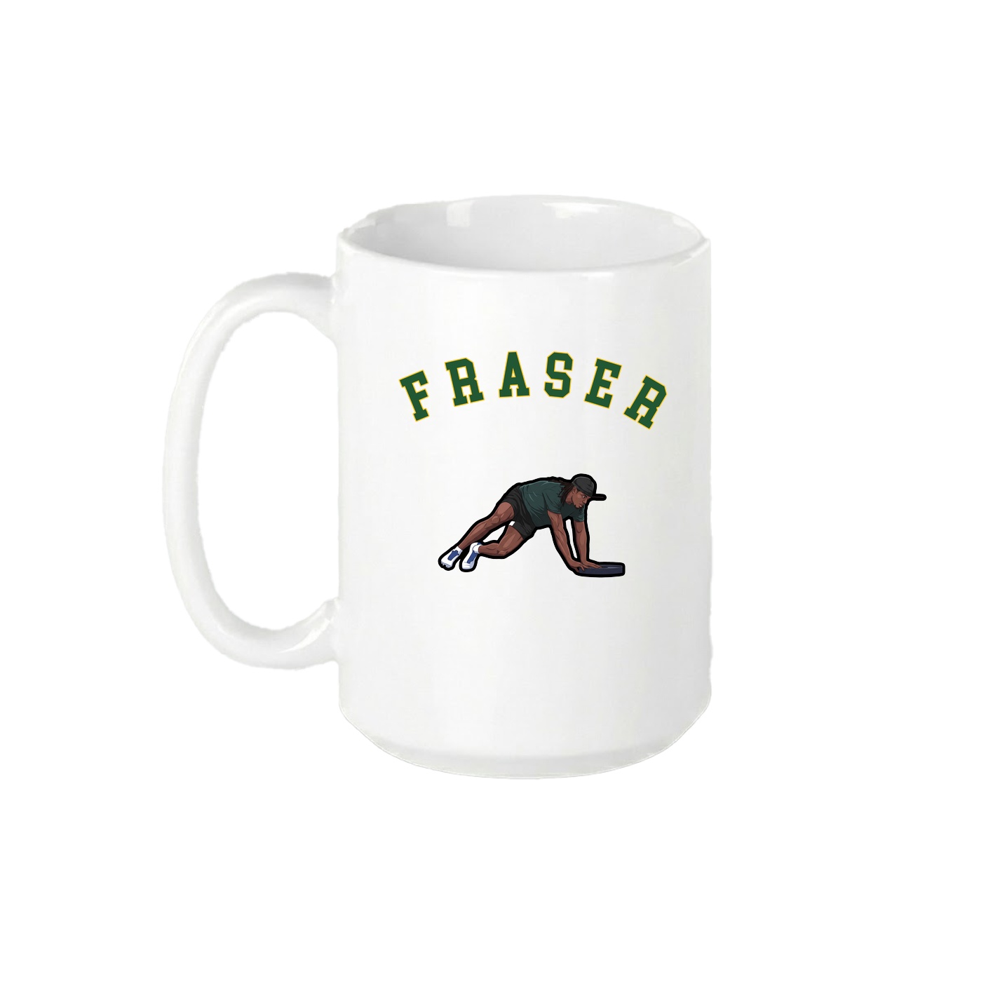 15oz Coffee Mug — Shirsey Arch in White