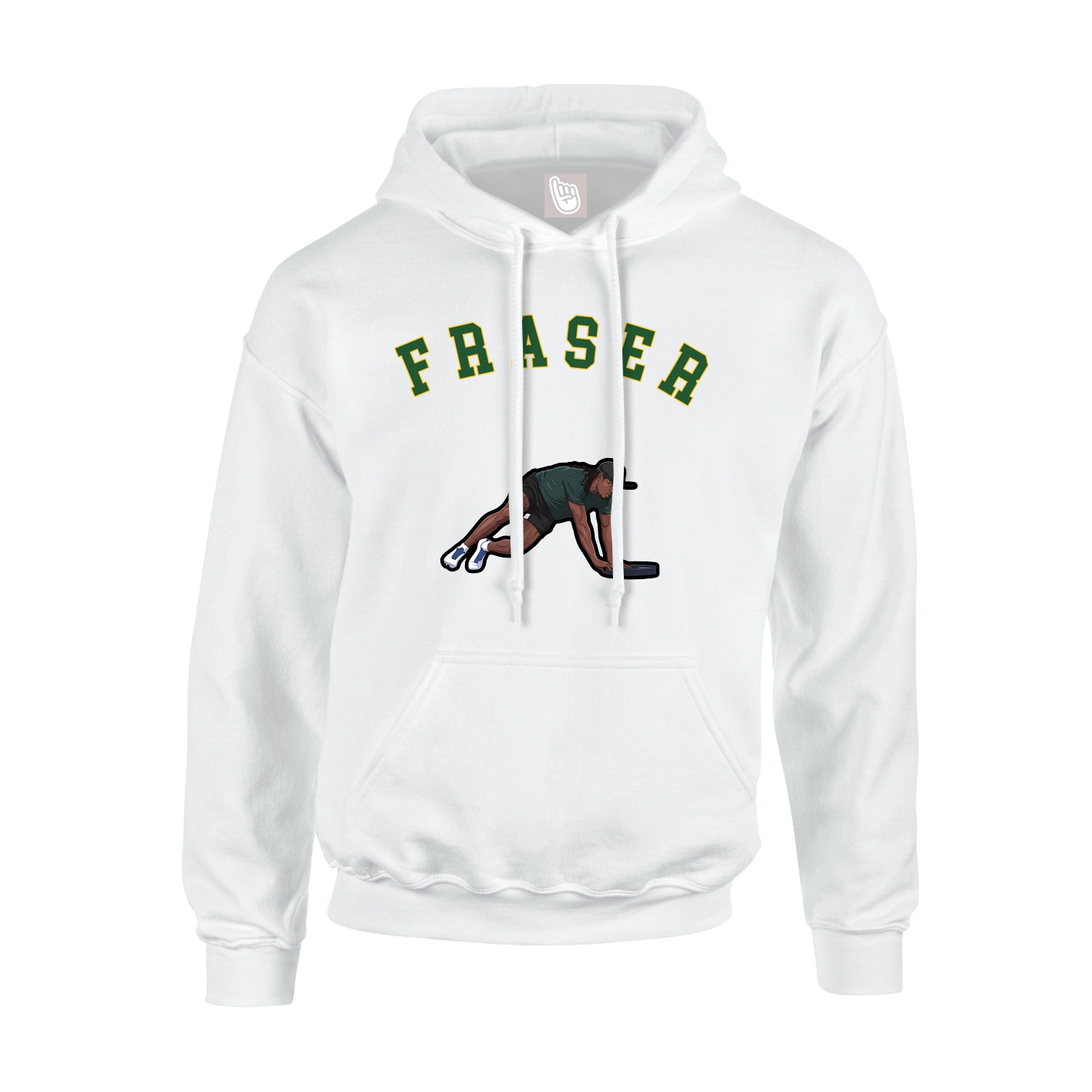 Hoodie — Shirsey Arch in White
