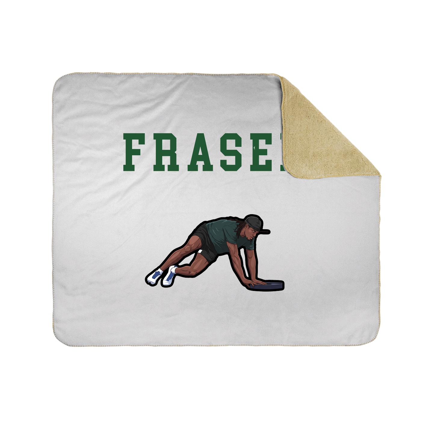 Throw Blanket — Shirsey in White