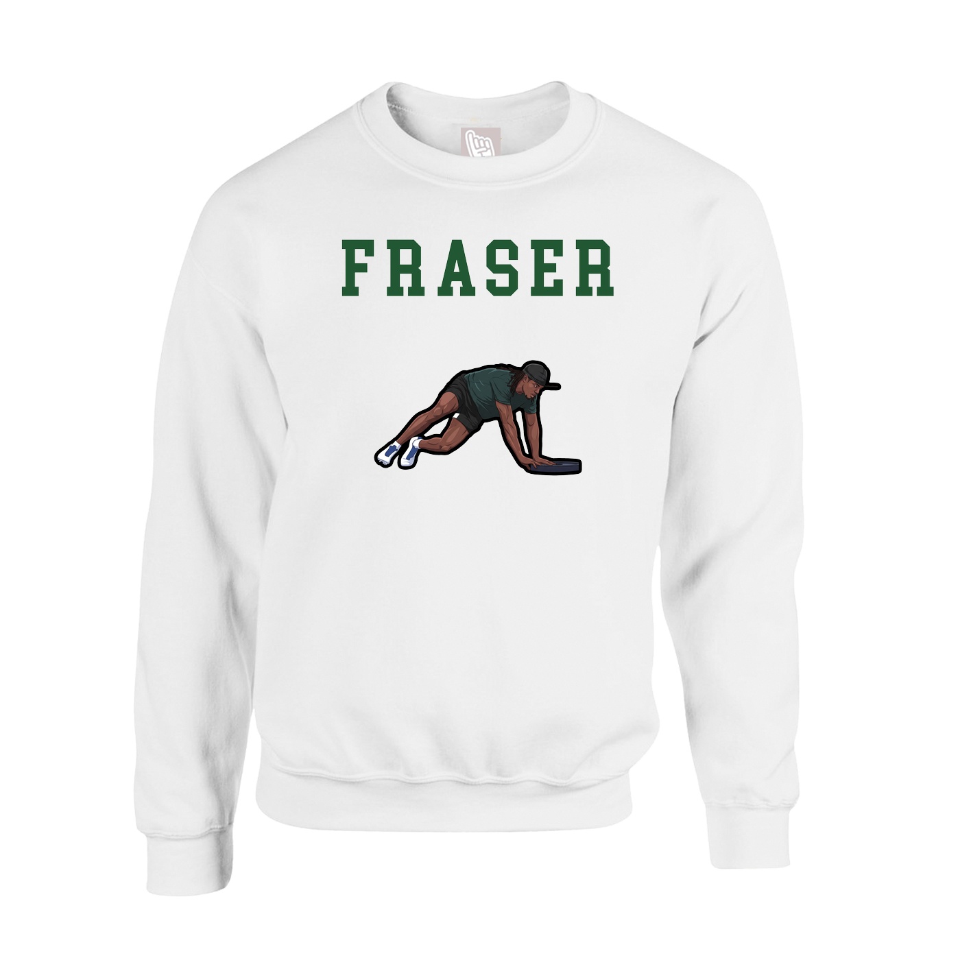 Fleece Crew — Shirsey in White
