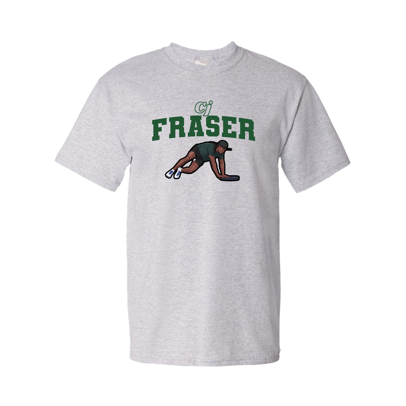 Youth Tee — Name Arch in Grey