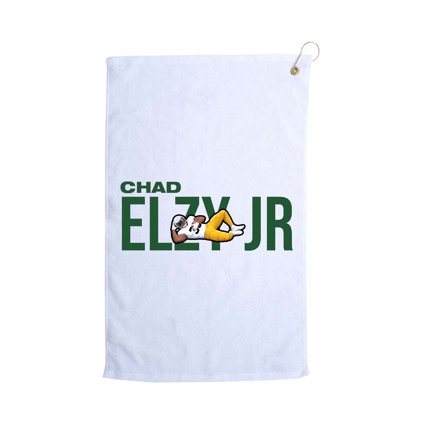 Golf Towel — Player Name in White