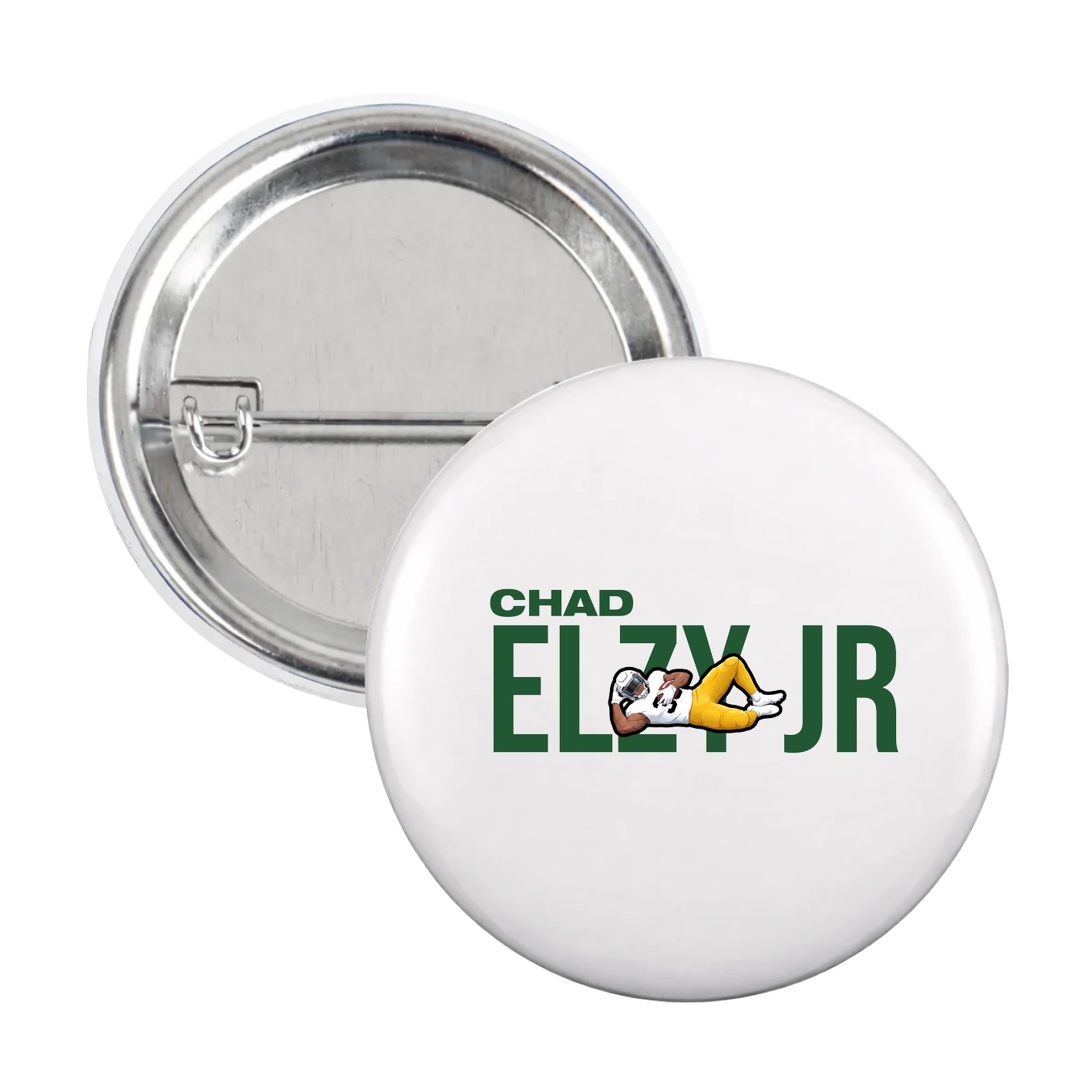 Game Day Button — Player Name in White