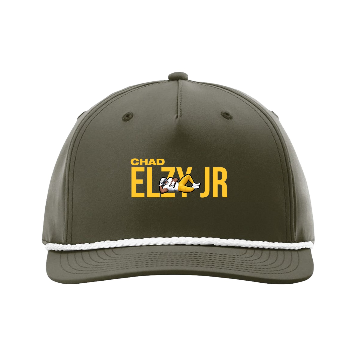 Five-Panel Classic Rope Cap — Player Name in Green
