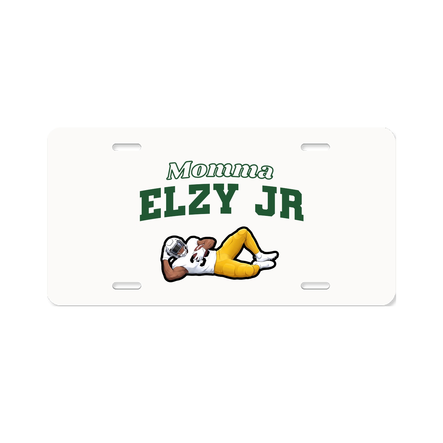 License Plate — Mothers Day Block in Classic