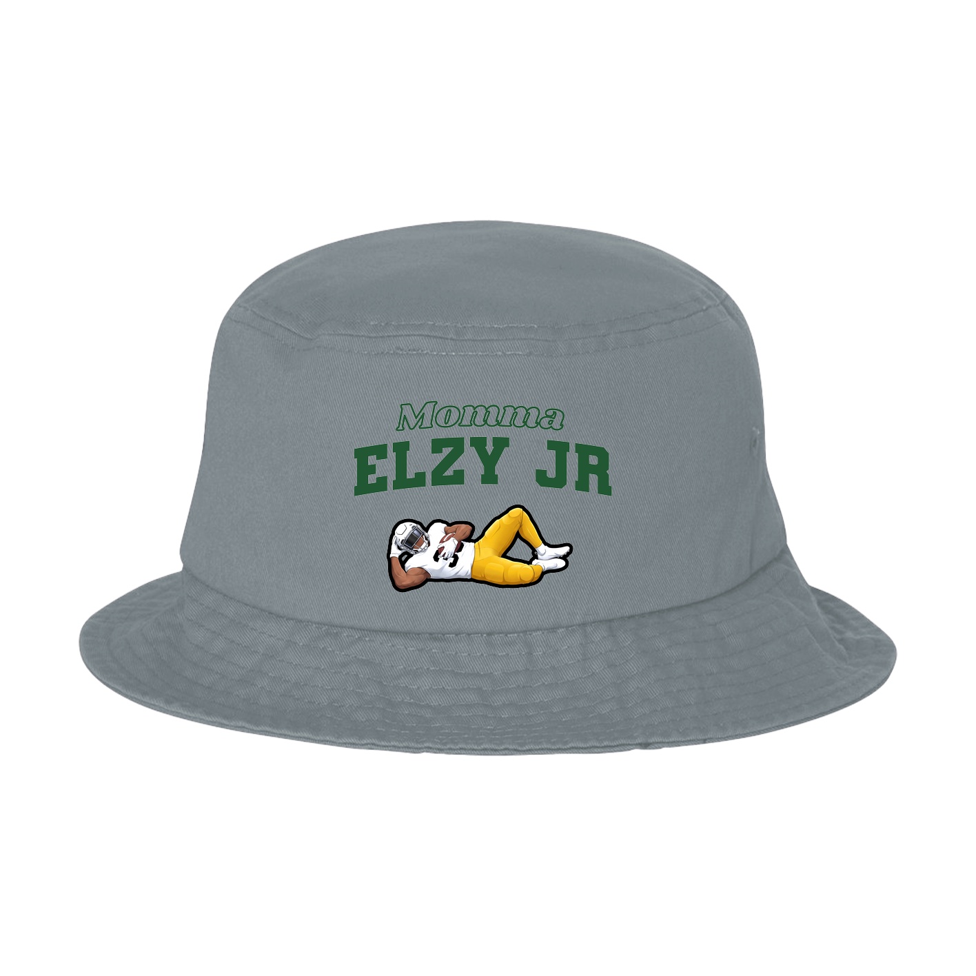 Bucket Cap — Mothers Day Block in Grey