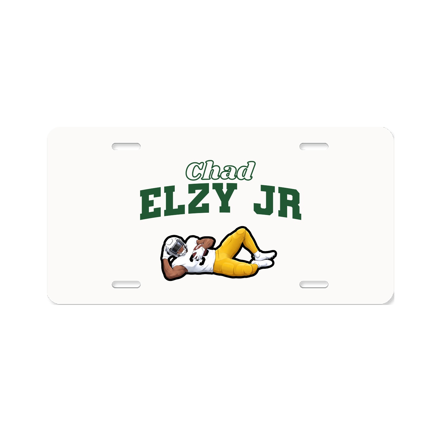License Plate — Name Arch in Classic