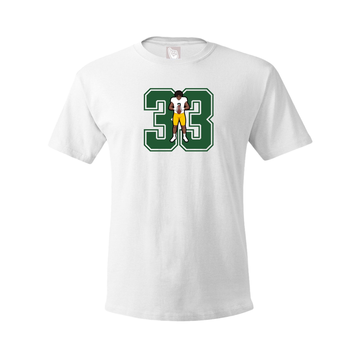 Tee — Number in White