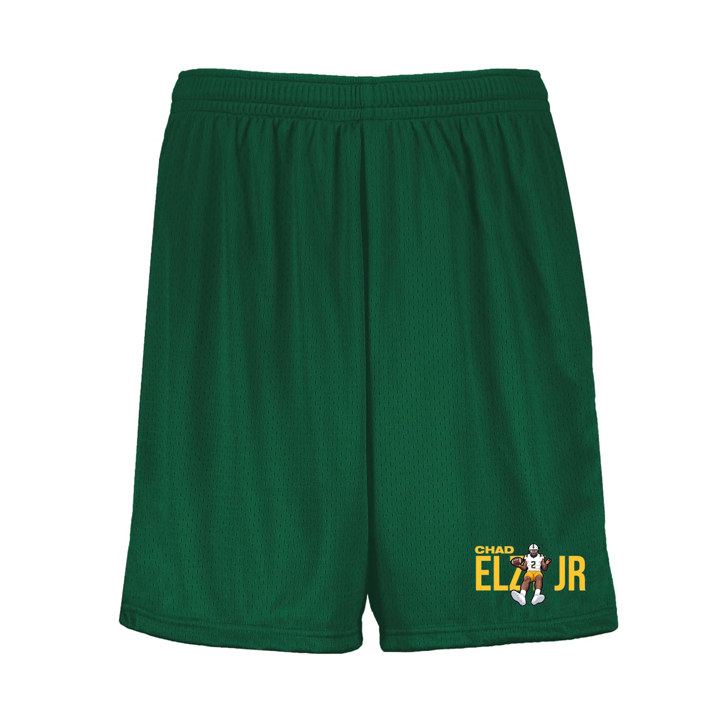 Shorts — Player Name in Green