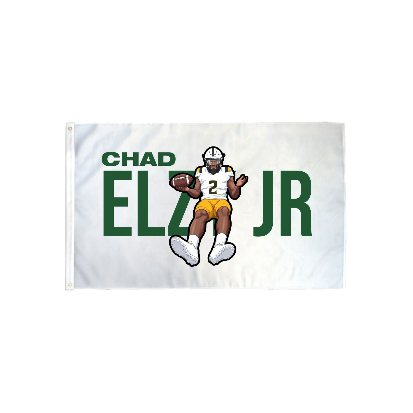 3x5 Flag — Player Name in Classic