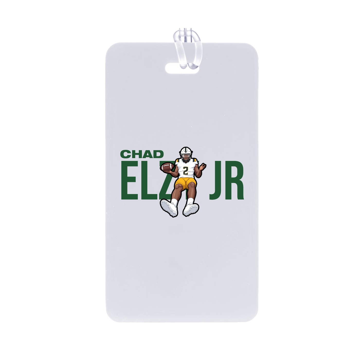 Bag Tag — Player Name in Classic