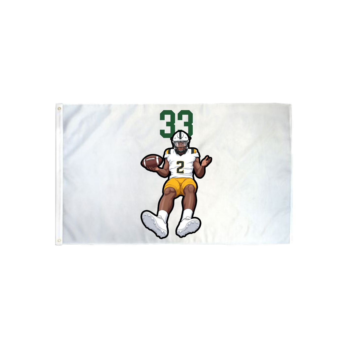 3x5 Flag — Number Top in Classic