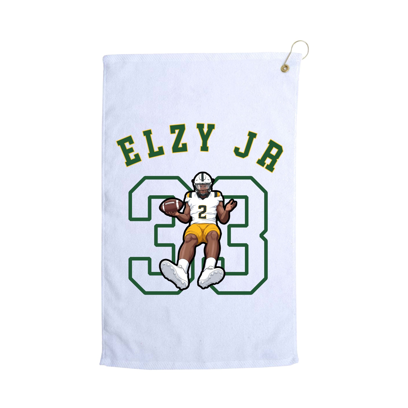 Golf Towel — Shirsey Arch in White