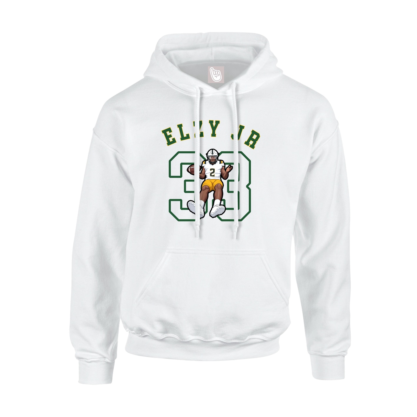 Hoodie — Shirsey Arch in White