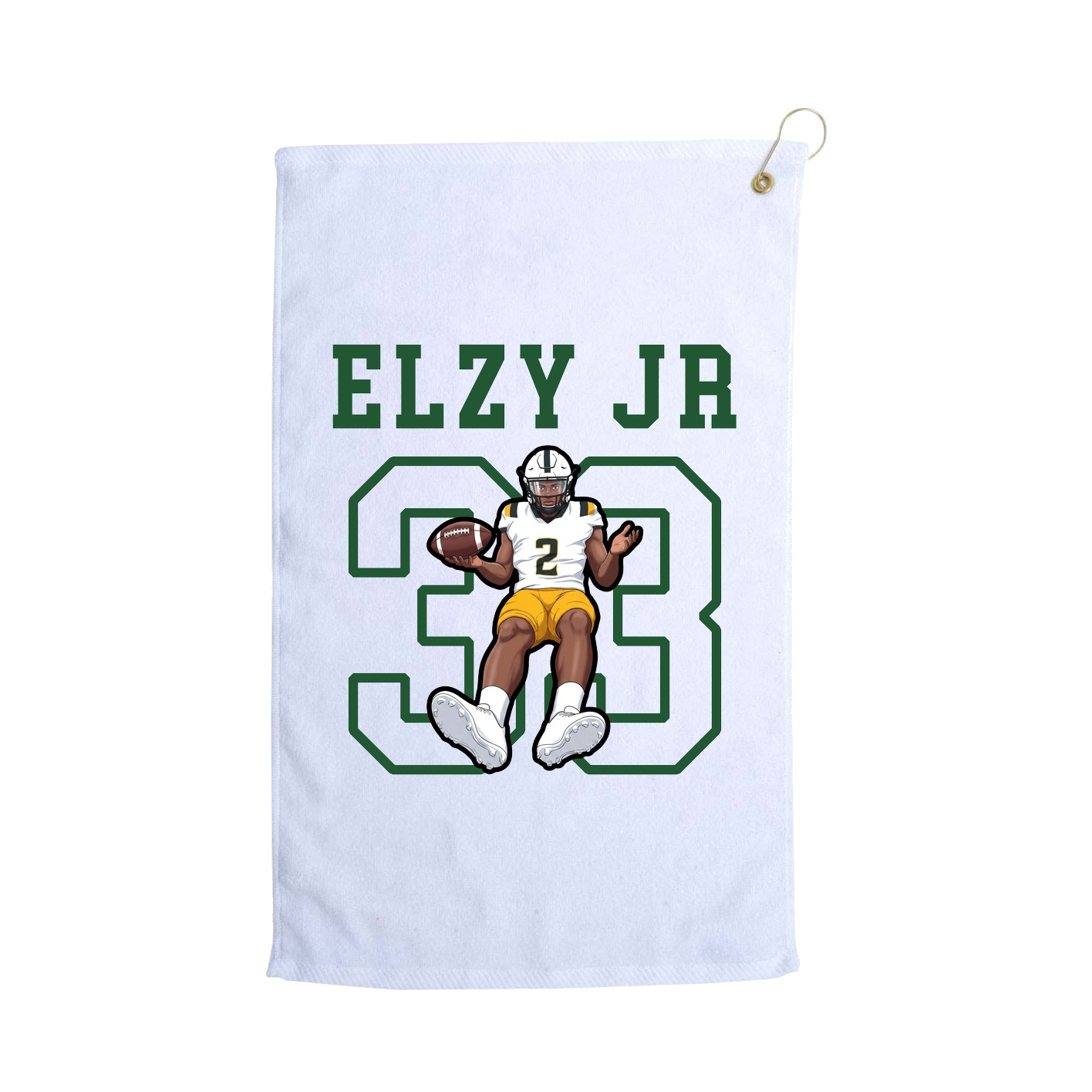 Golf Towel — Shirsey in White
