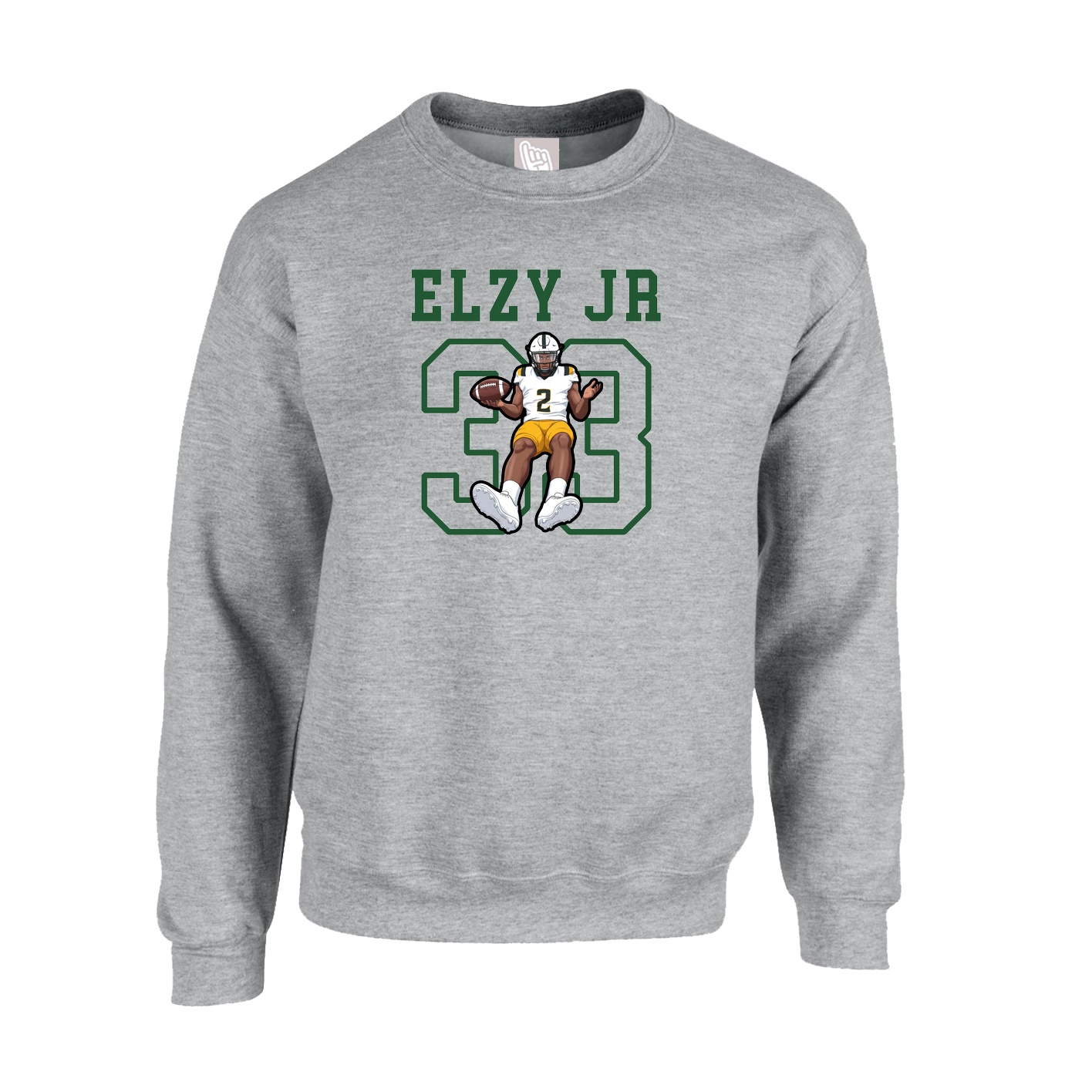 Fleece Crew — Shirsey in Grey