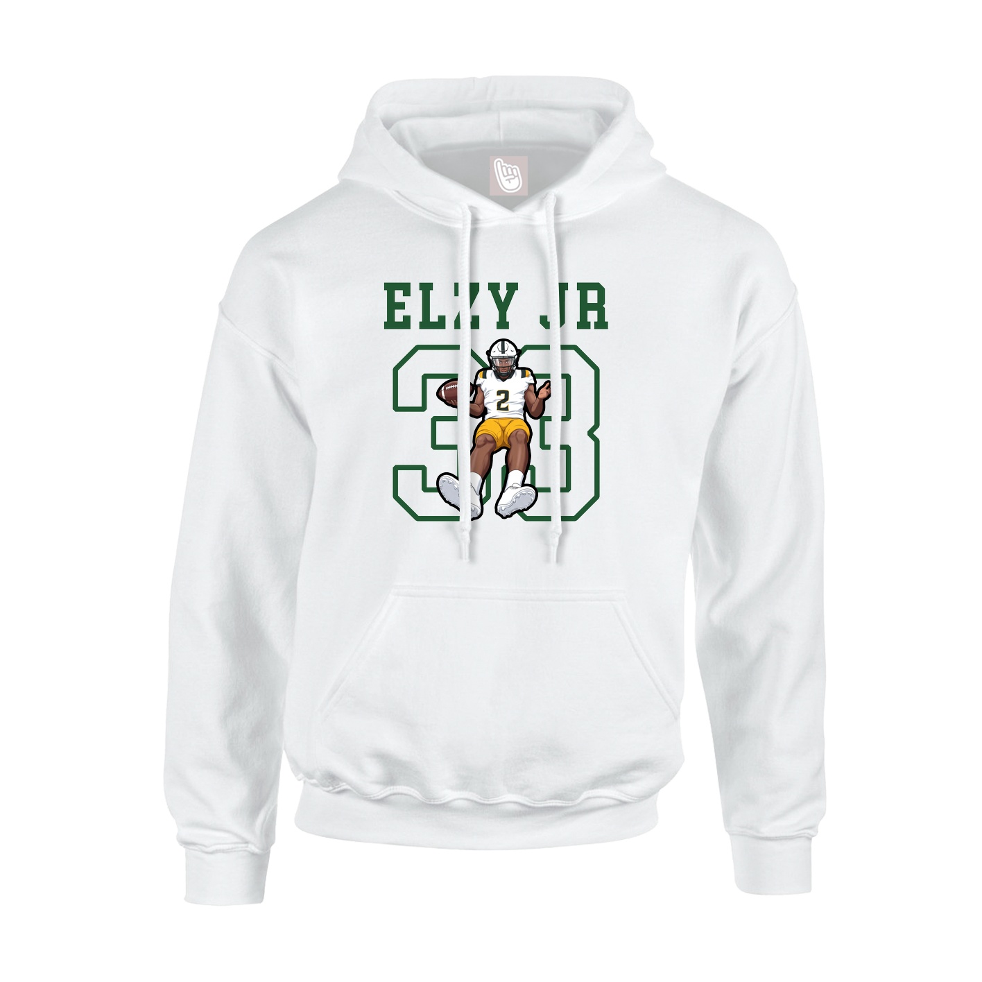 Youth Hoodie — Shirsey in White