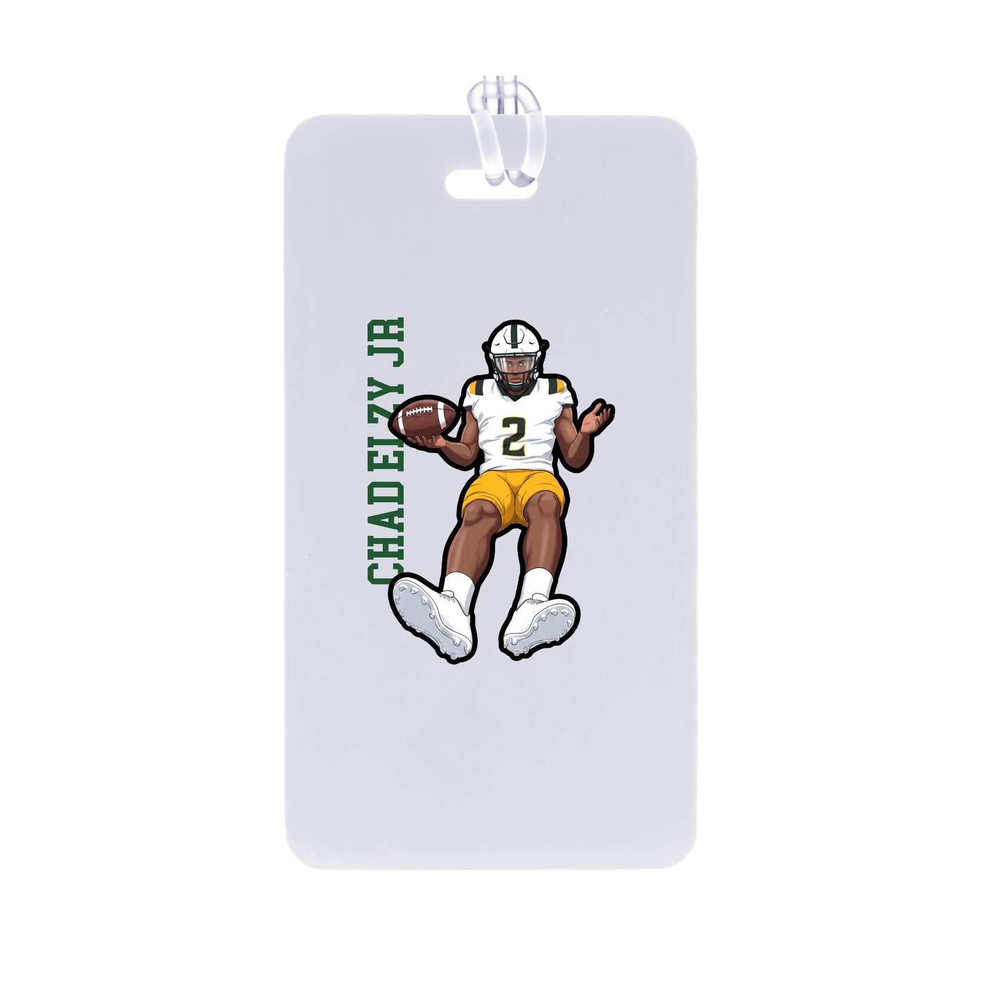 Bag Tag — Name Vertical in Classic