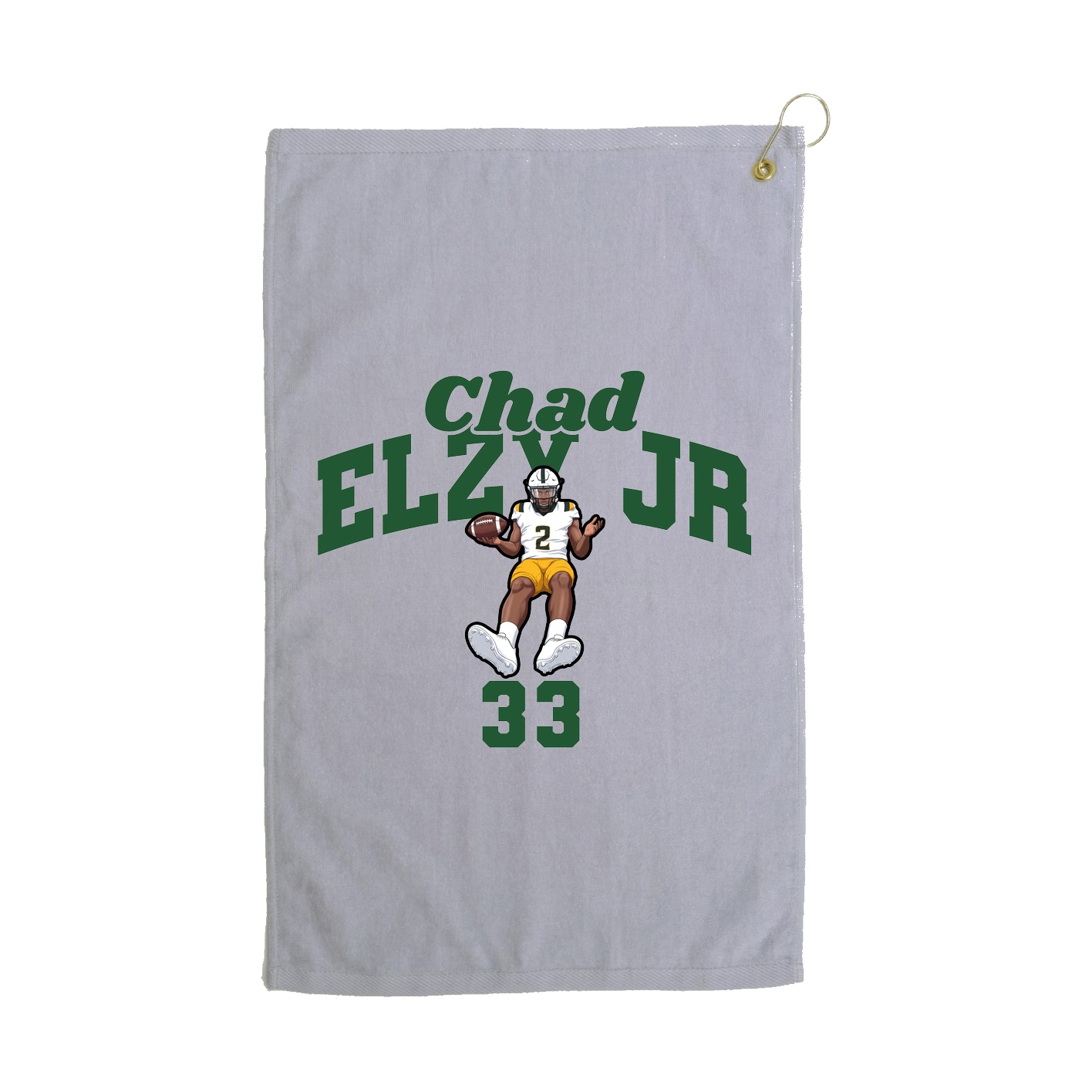 Golf Towel — Signature Arch in Grey